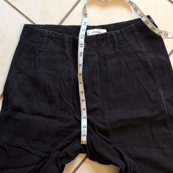 Everlane The Utility Pant In Buttersoft Black Size 6 - Picture 8 of 13
